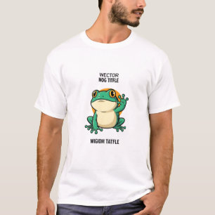 Kawaii Kikkeravonturen – Malle Lachende Kikker Str T-shirt