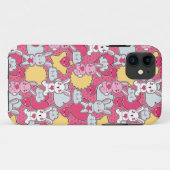 Kawaii kinderpatroon met leuke krabbels Case-Mate iPhone case (Achterkant (horizontaal))