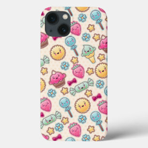 Kawaii-kinderpatroon met schattige doedels Case-Mate iPhone case