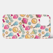 Kawaii-kinderpatroon met schattige doedels Case-Mate iPhone case (Achterkant (horizontaal))
