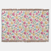 Kawaii-kinderpatroon met schattige doedels deken (Voorkant)