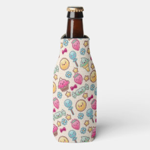 Kawaii-kinderpatroon met schattige doedels flesjeskoeler