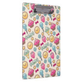 Kawaii-kinderpatroon met schattige doedels klembord (Rechts)