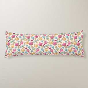 Kawaii-kinderpatroon met schattige doedels lichaamskussen