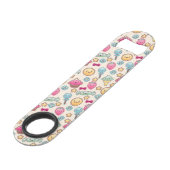 Kawaii-kinderpatroon met schattige doedels speed flessenopener (Voorkant Gekanteld)