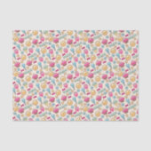 Kawaii-kinderpatroon met schattige doedels tissuepapier (Voorkant)