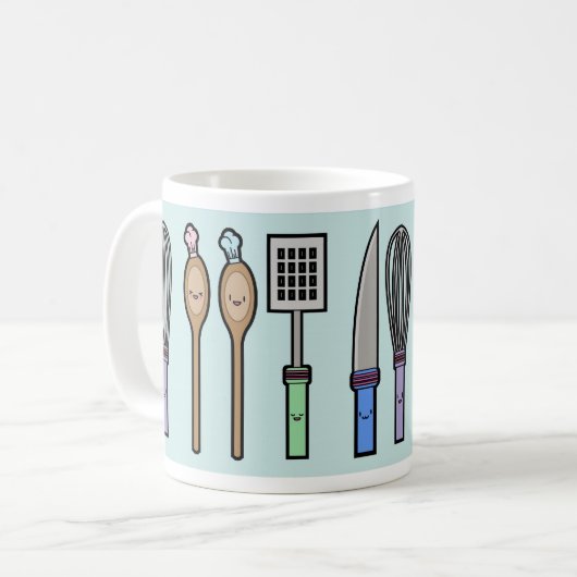 Kawaii Kitchen-gereedschap Koffiemok (Voorkant links)