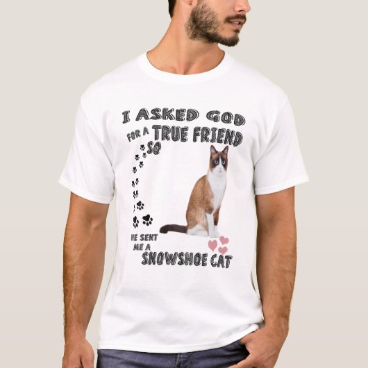 Kawaii Kitten citeert mam Papa Lover Print, verkre T-shirt (Voorkant)