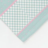 Kawaii kitten en regenboog zo schattig fleece deken (Hoek)