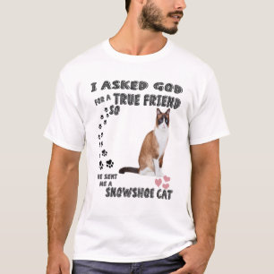 Kawaii Kitten Quote Moeder Vader Liefhebber Print, T-shirt