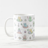 Kawaii Kittens Baking Pattern Coffee Mug Koffiemok (Links)