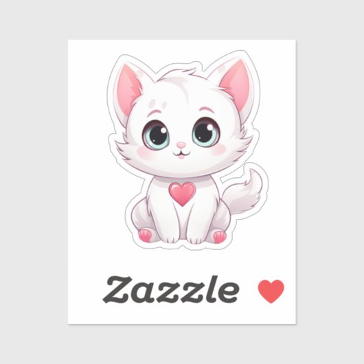Kawaii Kittens Sticker (Vel)
