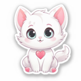 Kawaii Kittens Sticker