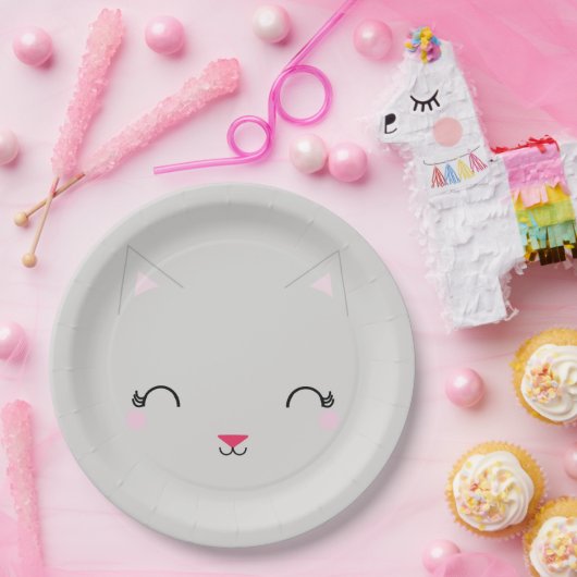 kawaii kitty CAT BIRTHDAY party paper bord 1 (Feest)