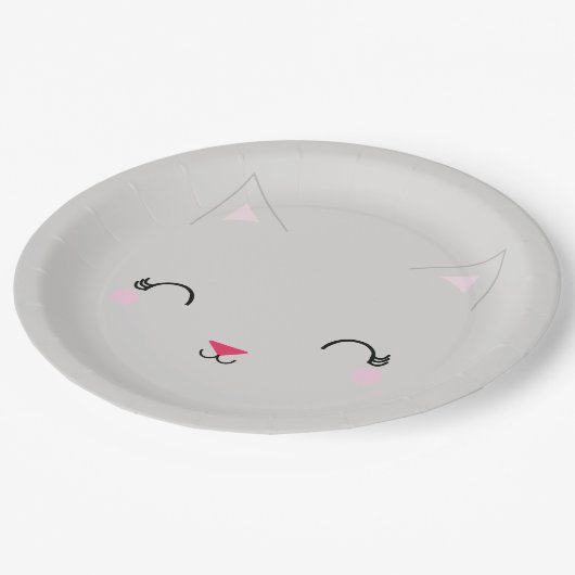 kawaii kitty CAT BIRTHDAY party paper bord 1 (Gekanteld)
