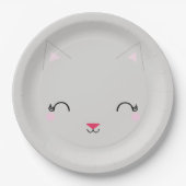 kawaii kitty CAT BIRTHDAY party paper bord 1 (Voorkant)