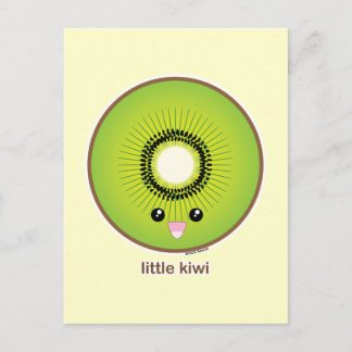 Kawaii Kiwi Briefkaart