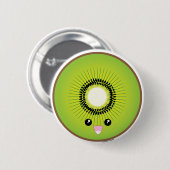 Kawaii Kiwi Ronde Button 5,7 Cm (Voorkant /achterkant)