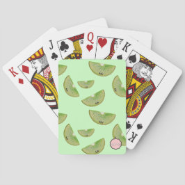 Kawaii Kiwi Slice Patroon Pokerkaarten