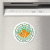 Kawaii knapperige wortelmagneet magneet (Insitu (Vaatwasser))