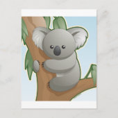 Kawaii Koala Briefkaart (Voorkant)