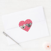 Kawaii koala's in liefde sticker (Envelop)
