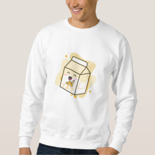 Kawaii Koe Retro Japanse Bananas Milk Trui