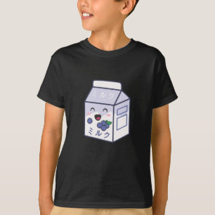 Kawaii Koe Retro Japanse blauwbes T-shirt