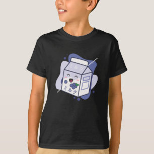 Kawaii Koe Retro Japanse blauwbes T-shirt
