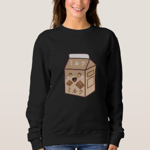 Kawaii Koe Retro Japanse Chocolate Milk Koeien Trui