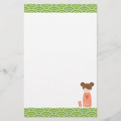 Kawaii Kokeshi Briefpapier (Voorkant)