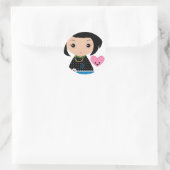 Kawaii Kokeshi Sticker (Tas)