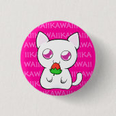 Kawaii Koneko Button (Voorkant)