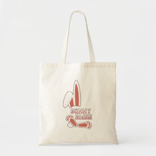 Kawaii Konijn Gluur Tote Bag (Voorkant)