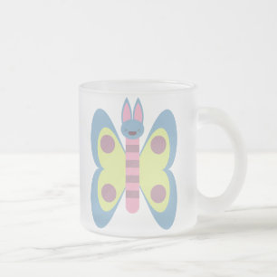 Kawaii Konijnvlinder Konijn Vlinder Hybride Schatt Matglas Koffiemok
