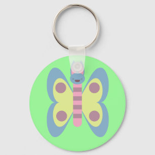 Kawaii Konijnvlinder Konijn Vlinder Hybride Schatt Sleutelhanger