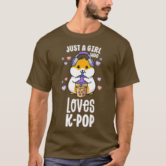 Kawaii KPop Hamster T-shirt (Voorkant)