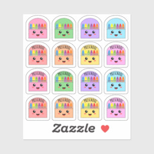 Kawaii Krijtjes Peuterspeelzaal Kinderdagverblijf  Sticker