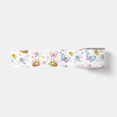 Kawaii-kunst van bijen, libellen en vlinders satijnen lint (Voorkant)