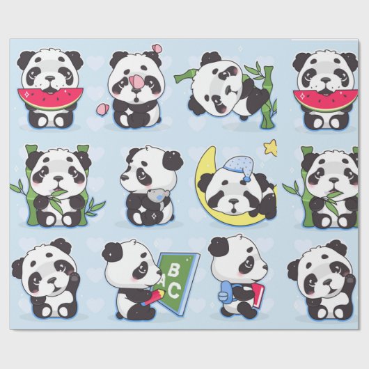 Kawaii Kunst & Verzamelobjecten, Prints, Digitale Cadeaupapier (Vlak)