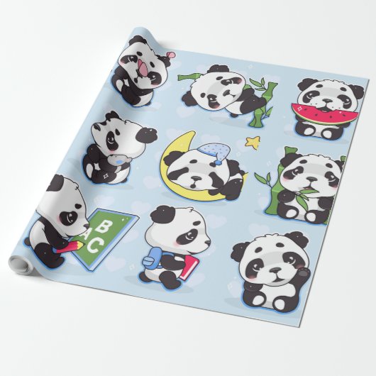 Kawaii Kunst & Verzamelobjecten, Prints, Digitale  Cadeaupapier (Uitgerold)