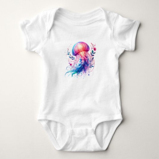 Kawaii kwal Illustratie | Cute Wezen Kunst Romper (Voorkant)