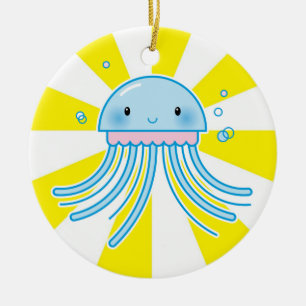 Kawaii kwal keramisch ornament