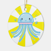 Kawaii kwal keramisch ornament (Links)