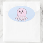 Kawaii kwal ovale sticker (Tas)