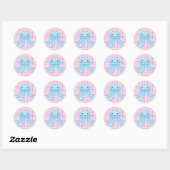 Kawaii kwal ronde sticker (Vel)