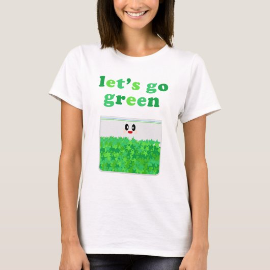 KAWAII LAAI ONZORGZAAM MET POT SHIRT (Voorkant)