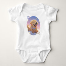 Kawaii Labrador Retriever hemel en sterren