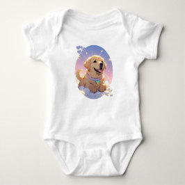 Kawaii Labrador Retriever hemel en sterren Romper
