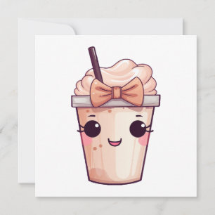 Kawaii lachende frappe